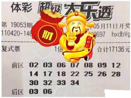 2019053期大乐透开奖结果，梦想与现实的碰撞，大乐透2019053期开奖揭晓，梦想与现实的碰撞